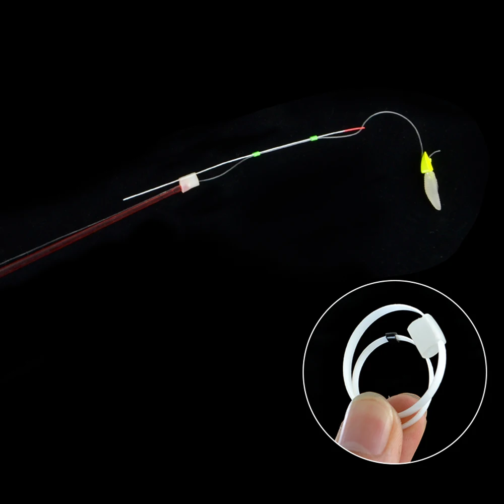 FISH KING 겨울 얼음 낚싯대 상단 스테인리스 스틸 손잡이, 휴대용 야외 낚시 도구, 100mm-180mm, 팩당 5 개