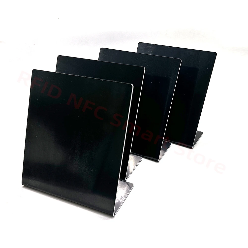 NFC 블랙 213 테이블 디스플레이 스탠드 213 칩, PVC 13.56Mhz 144, NFC 스캔 코드, 레스토랑 카드, Google Review, NFC 스탠드 디스플레이 테이블