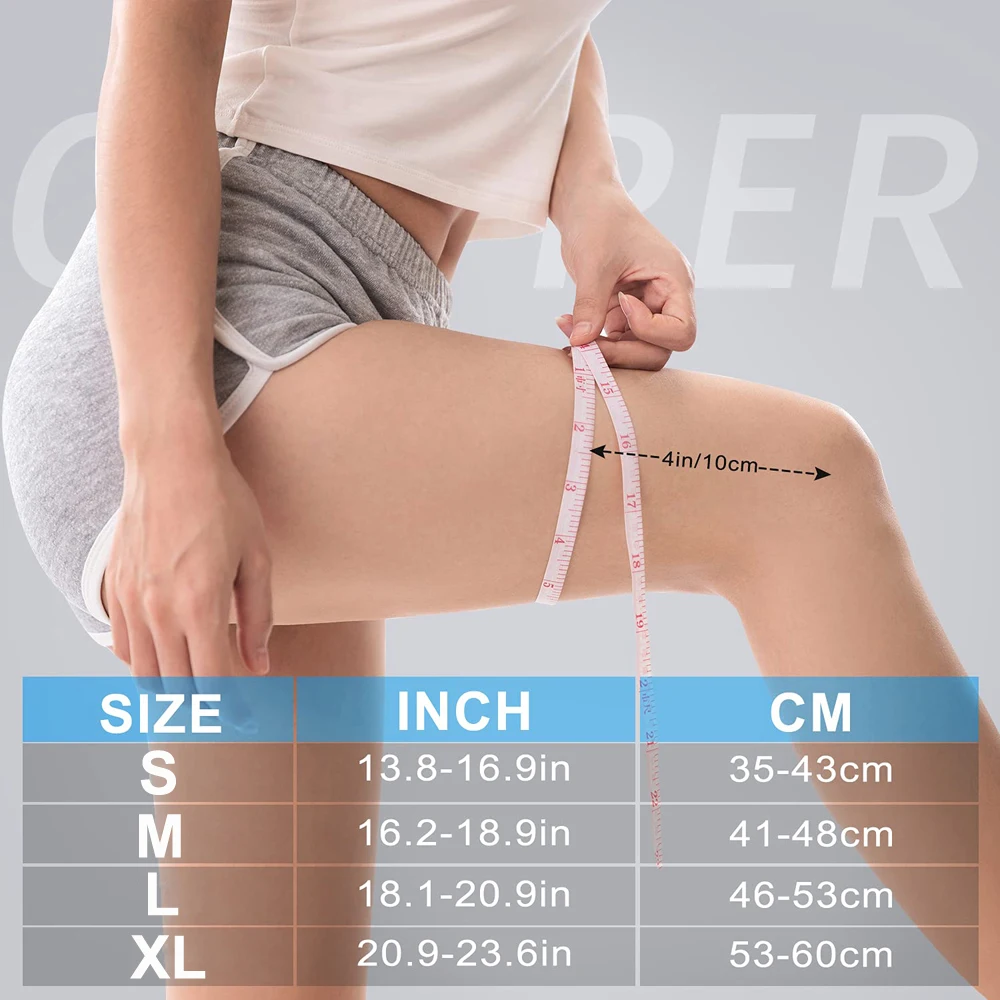 관절염 통증 및 지지용 구리 무릎 보조기, 무릎 통증용 구리 무릎 슬리브, 스포츠용 압박 슬리브, 무릎 통증 완화