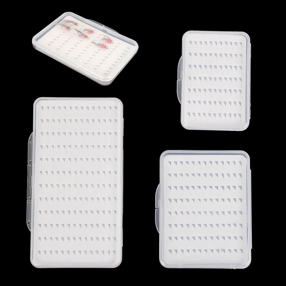 방수 플라이 낚시 미끼 송어 파리 보관 상자 케이스 컨테이너, 투명 초박형 플라이 후크 상자, 낚시 태클 title=방수 플라이 낚시 미끼 송어 파리 보관 상자 케이스 컨테이너, 투명 초박형 플라이 후크 상자, 낚시 태클