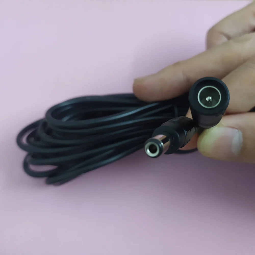 CCTV 보안 와이파이 IP 카메라용 전원 연장 케이블, 12V DC 어댑터와 호환 가능, 5 미터, 16ft, 5.5mm x 2.1 소켓 커넥터