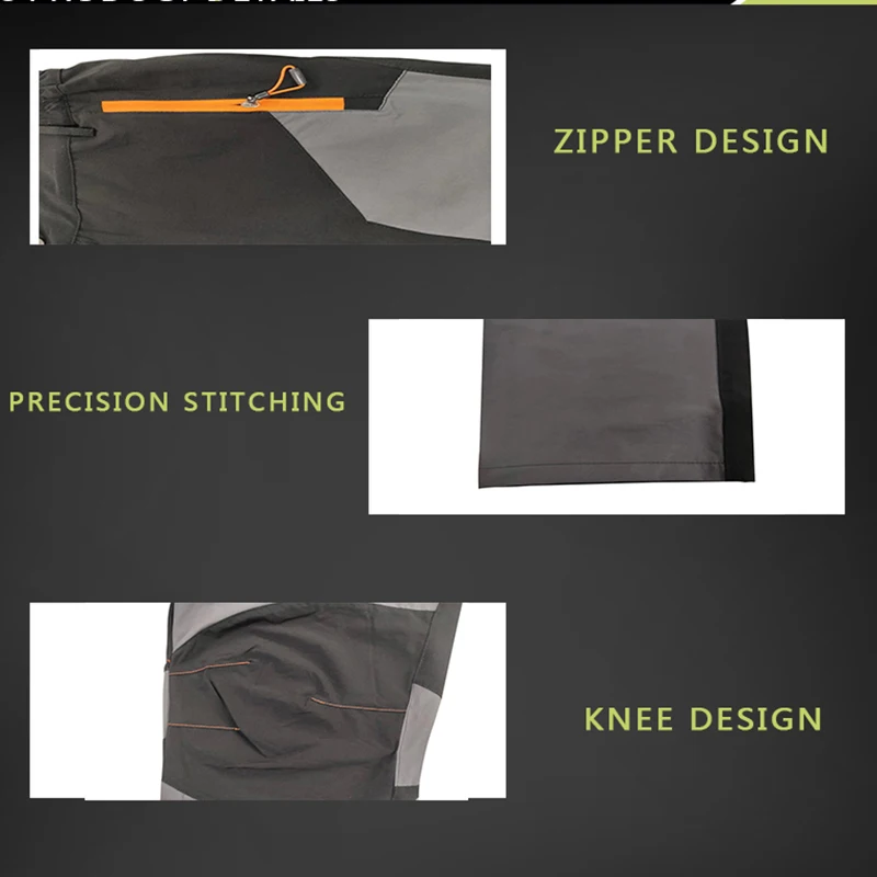 남성용 신축성 하이킹 바지, 방풍 및 방수, 내마모성 통기성 바지, 속건성, 트레킹 및 등산, 야외 스포츠, 여름