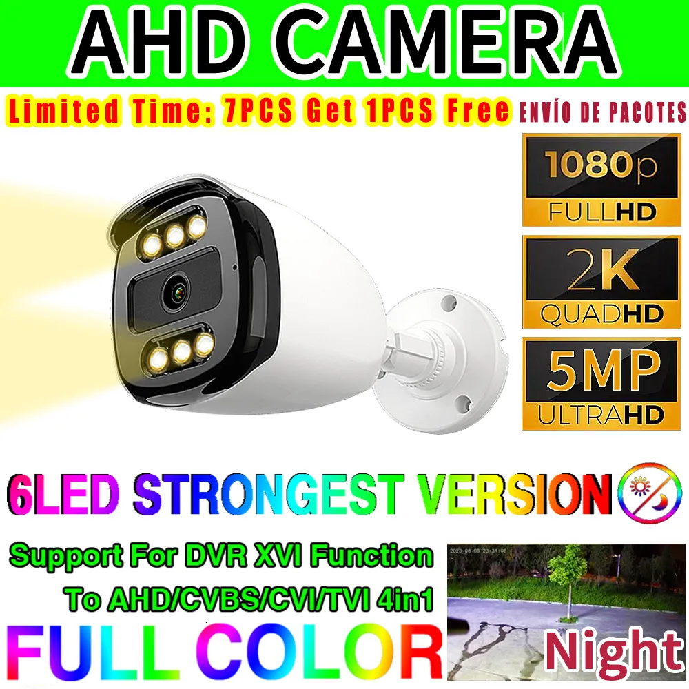 풀 컬러 야간 투시경 CCTV 감시 AHD 카메라, 6LED, 5MP, 24H, 4MP, 1080P, 4in1, HD 발광 LED, H.265, 야외 방수, ip66 title=풀 컬러 야간 투시경 CCTV 감시 AHD 카메라, 6LED, 5MP, 24H, 4MP, 1080P, 4in1, HD 발광 LED, H.265, 야외 방수, ip66