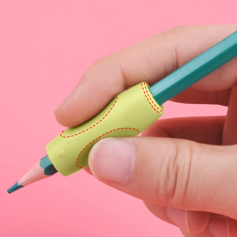 초등학생 학습 파트너, 어린이 학생 문구 연필 홀더 연습기, 올바른 펜 홀더, 자세 유지, 4 개/로트