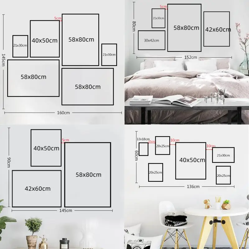 캔버스 아트 벽 페인팅, 7 드래곤 볼, 악마 왕 장식 선물, 모듈식 프린트, 어린이 침실 장식 포스터, 홈 그림