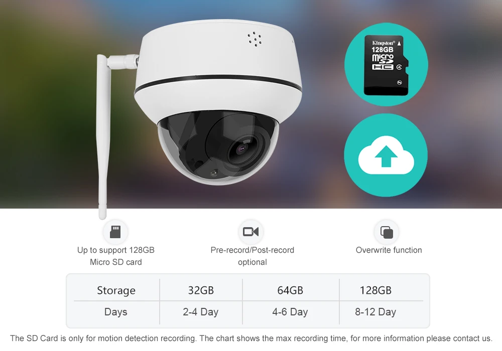Anpviz-야외 5mp PTZ 와이파이 IP 카메라, 5 배 줌 무선 보안 CCTV 카메라, 양방향 오디오 마이크 스피커, IR 30m IP66 CamHi H.265