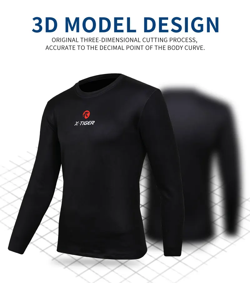 X-TIGER 겨울 사이클링 긴 소매 따뜻한 자전거 속옷 양털 스포츠 셔츠 따뜻한 레이싱 자전거 셔츠