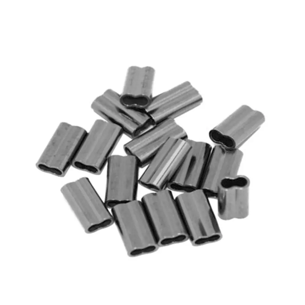 고온 내구성 커넥터, 스테인레스 스틸 더블 구리 튜브, 낚시 와이어 튜브 라인, 압착 슬리브, 고품질, 8mm, 10mm