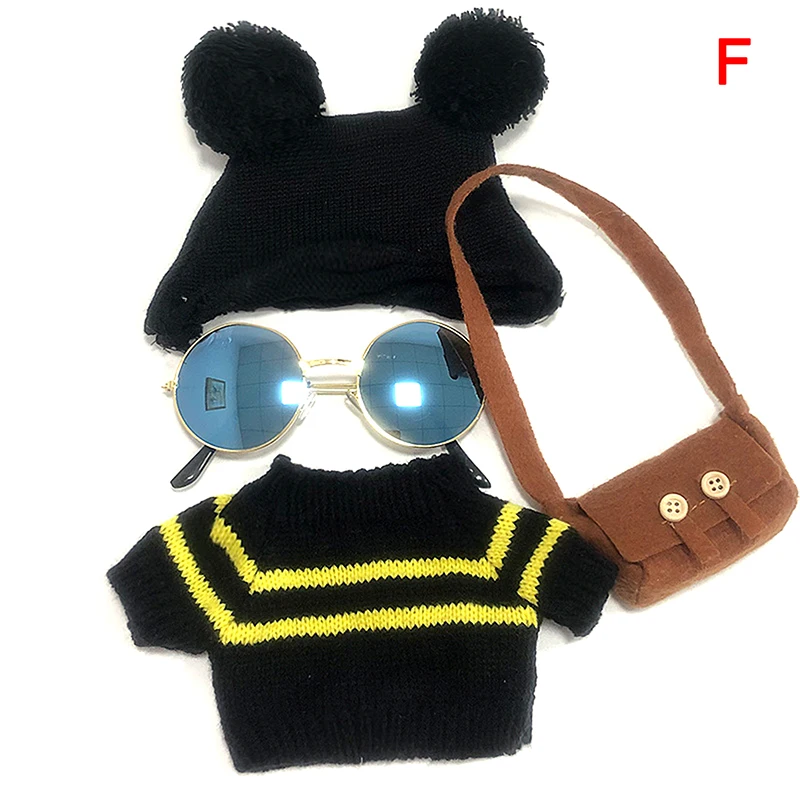 Lalafanfan 오리 인형 장난감 의류 세트, 봉제 인형 만화 인형, 30cm