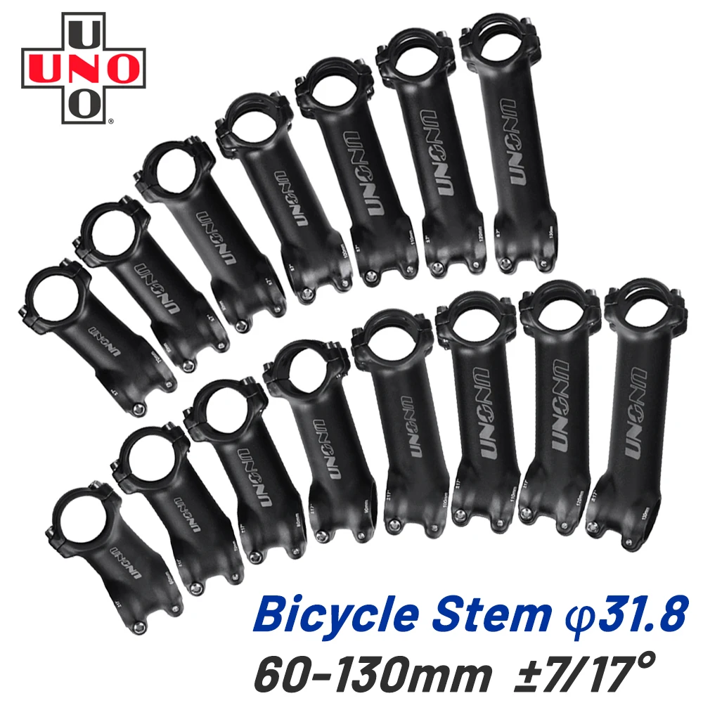 UNO 초경량 MTB 로드 자전거 스템 7, 17 도, 31.8mm, 60mm, 70mm, 80mm, 90mm, 100mm, 110mm, 120mm, 130mm, 산악 MTB 자전거 파워 부품 title=UNO 초경량 MTB 로드 자전거 스템 7, 17 도, 31.8mm, 60mm, 70mm, 80mm, 90mm, 100mm, 110mm, 120mm, 130mm, 산악 MTB 자전거 파워 부품 