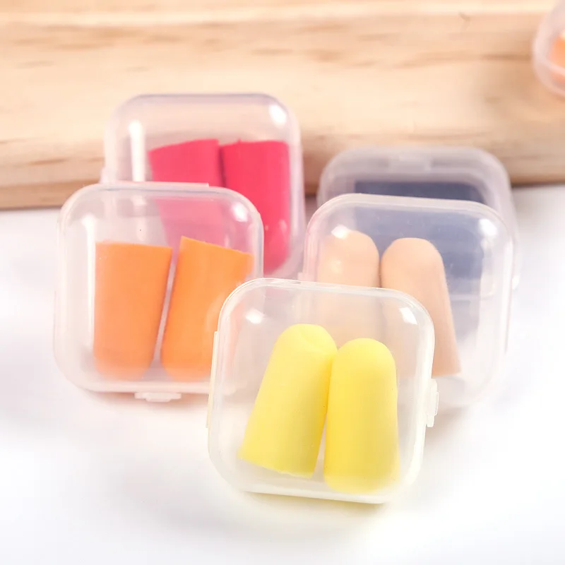 소음 감소 수면 방지 음악 방음 귀마개 보호 폼, 재사용 가능한 수면 귀마개, 1 개