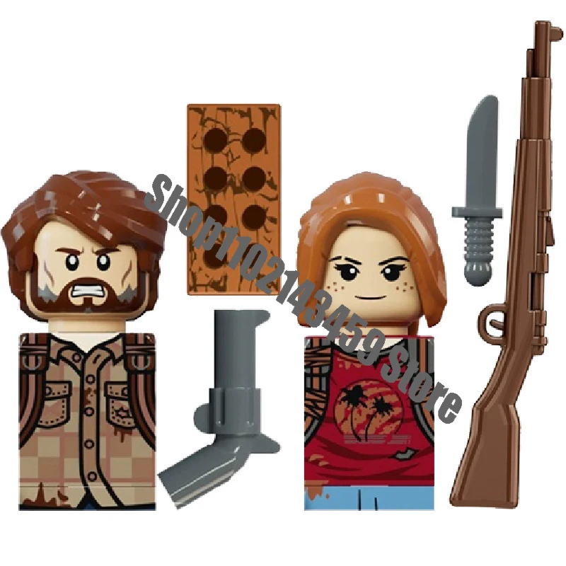 우리의 마지막 애니메이션 끔찍한 영화 벽돌 조엘 엘리리 빌딩 블록 미니 액션 장난감 피규어, 조립 완구, 어린이 생일 선물 title=우리의 마지막 애니메이션 끔찍한 영화 벽돌 조엘 엘리리 빌딩 블록 미니 액션 장난감 피규어, 조립 완구, 어린이 생일 선물 