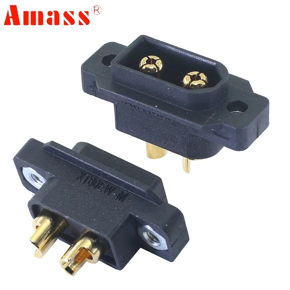 1/2/5PCS Amass XT60EW-M 블랙 마운트 XT60E 남성 플러그 커넥터 RC 드론 항공기 FPV 레이싱 드론 title=1/2/5PCS Amass XT60EW-M 블랙 마운트 XT60E 남성 플러그 커넥터 RC 드론 항공기 FPV 레이싱 드론 