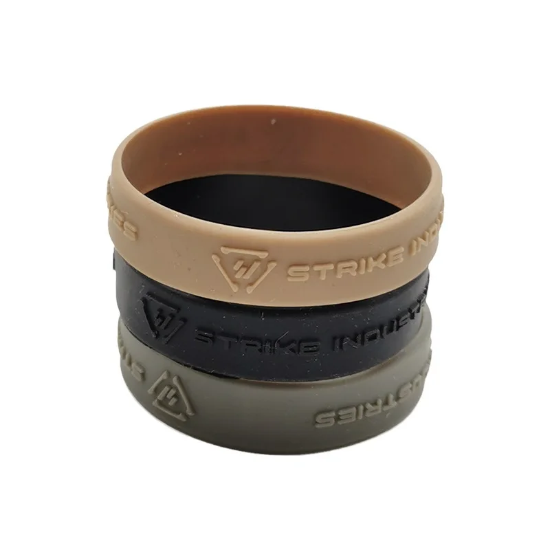 전술 에어소프트 고강도 탄성 고무 링, 다기능 사냥 Rillife 밴드, A2 PEQ15 NGAL 손전등 레이저 조준기