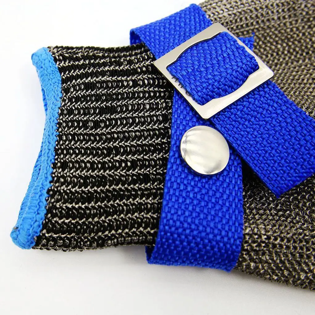 스테인레스 스틸 와이어 금속 메쉬 절단 방지 장갑, 안전 절단 방지 찔림 방지 장갑, 정육점 절단 방지 장갑