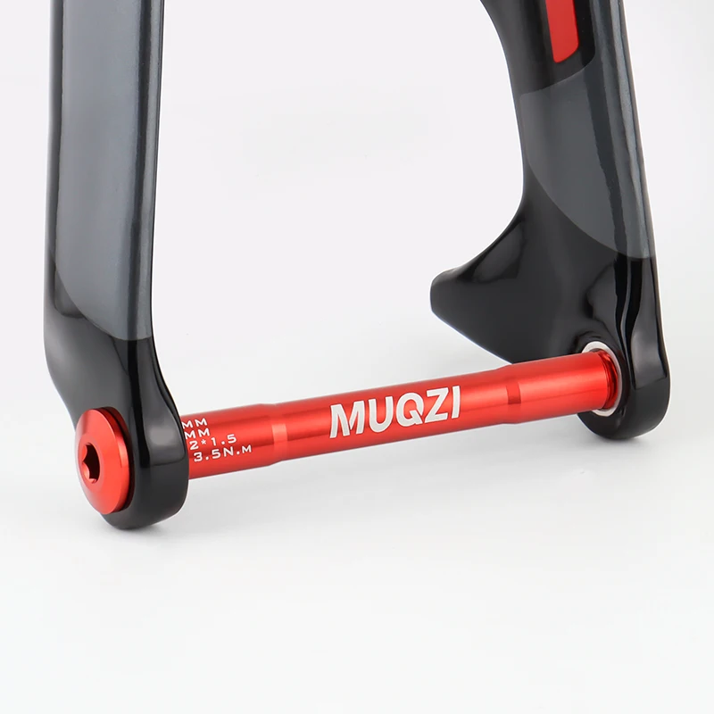 MUQZI MTB 스루 액슬, 로드 바이크 휠 액슬, 허브 스루 액슬, 포크 샤프트, 15x100, 15x110, 12x142, 12x100, 12x148