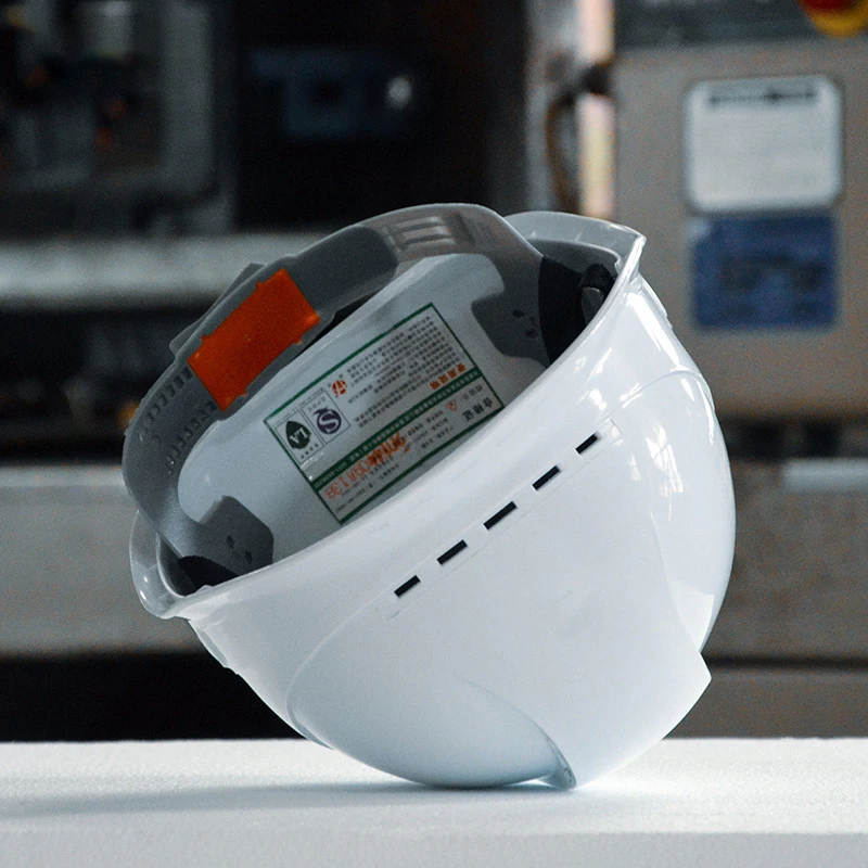 프리미엄 ABS 쉘 래칫 서스펜션 작업 모자, 안전 헬멧 캡 스타일, 통풍 하드 모자, 여름 산업 건설