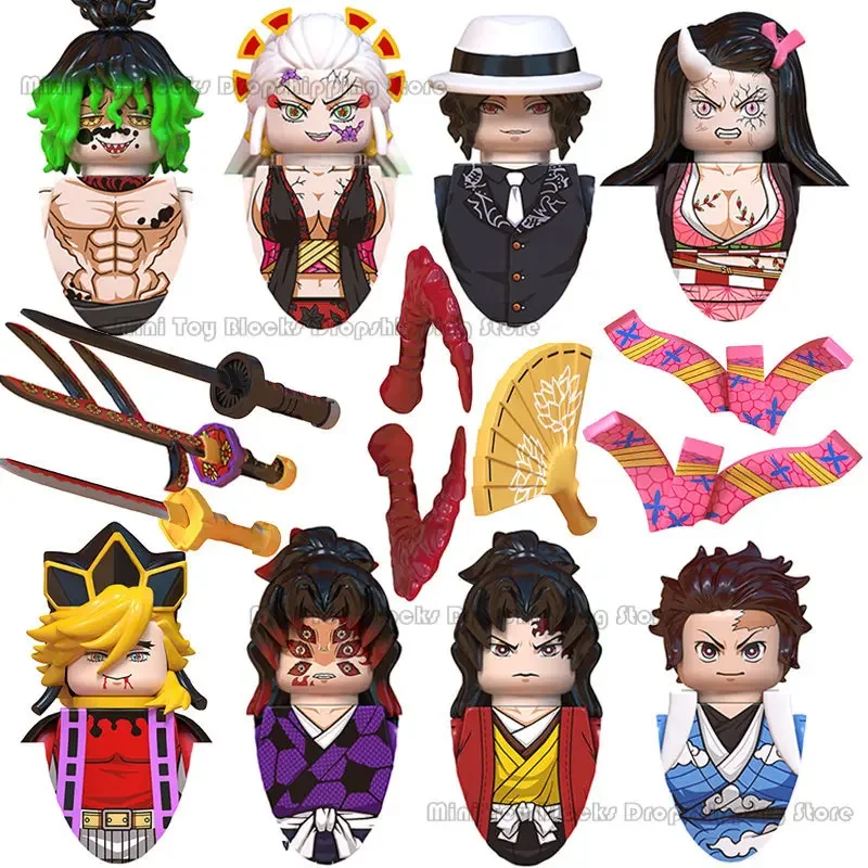 WM6138 WM6116 WM6137 악마 슬레이어 다키 기유타로 도마 키부츠지 무잔 애니메이션 블록 미니 액션 장난감 피규어 조립, 어린이 선물 title=WM6138 WM6116 WM6137 악마 슬레이어 다키 기유타로 도마 키부츠지 무잔 애니메이션 블록 미니 액션 장난감 피규어 조립, 어린이 선물 