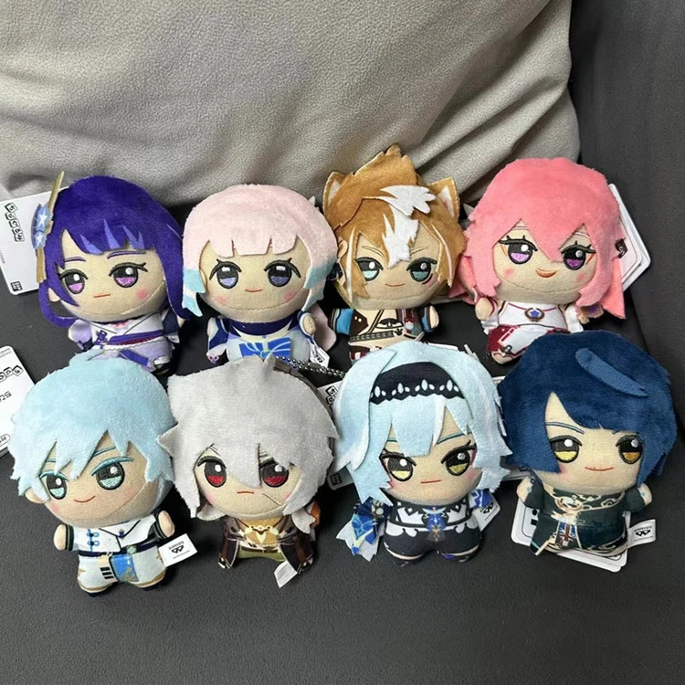 임팩트 타르타글리아 종 리 코코코미 유라 라이덴 쇼군 봉제 펜던트 장난감 인형, 선물용 미니 키체인 배낭, 20 스타일, 10cm