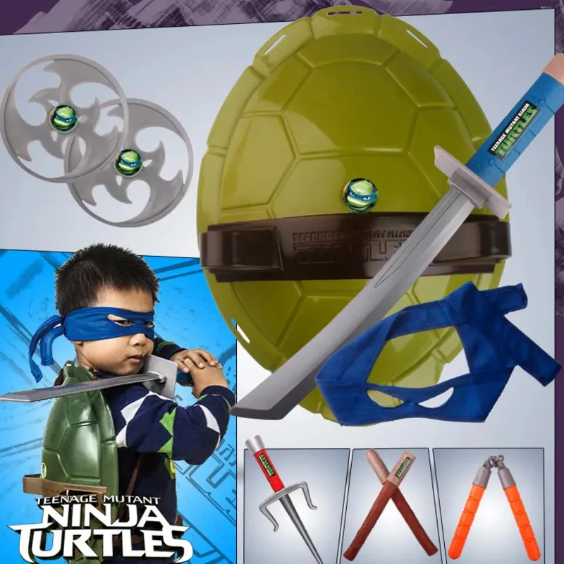 십대 닌자 거북이 장난감, 애니메이션 영화 만화 액션 피규어 갑옷 무기, 레오 랩스 마이키 코스프레 쉘 소품, 어린이 선물 title=십대 닌자 거북이 장난감, 애니메이션 영화 만화 액션 피규어 갑옷 무기, 레오 랩스 마이키 코스프레 쉘 소품, 어린이 선물 