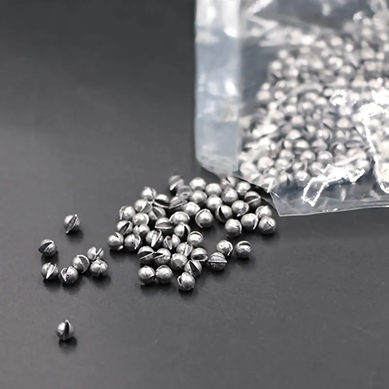 FTK 분할 샷 낚시 웨이트 싱커 키트, 라운드 탈착식 낚시 싱커 웨이트, 리드 샷 낚시 에그 싱커, 100 개