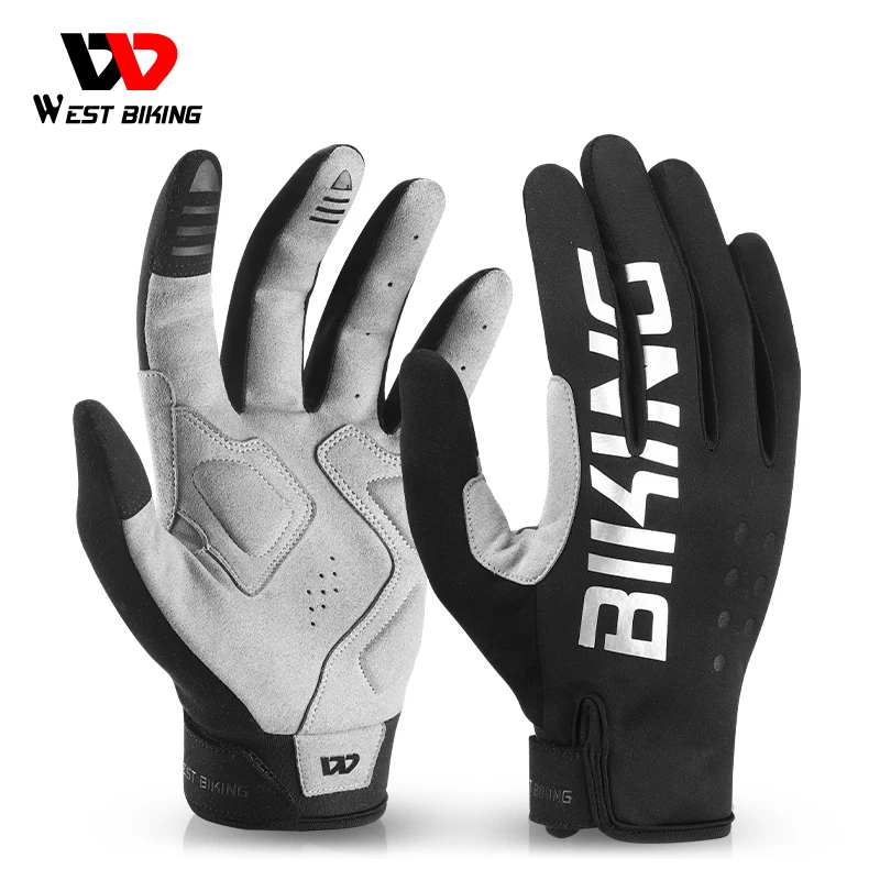 WEST BIKING 가을 겨울 열 자전거 장갑, 터치 스크린, 남녀공용 MTB 장갑, 용수철 여름 스포츠 피트니스 사이클링 장갑 title=WEST BIKING 가을 겨울 열 자전거 장갑, 터치 스크린, 남녀공용 MTB 장갑, 용수철 여름 스포츠 피트니스 사이클링 장갑 
