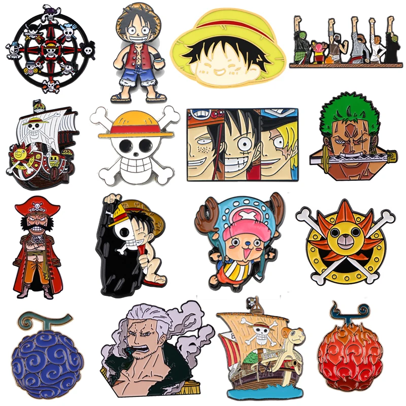 일본 애니메이션 에나멜 핀, 귀여운 라펠 핀, 악마 과일 브로치, 배낭 만화 배지 쥬얼리 액세서리 title=일본 애니메이션 에나멜 핀, 귀여운 라펠 핀, 악마 과일 브로치, 배낭 만화 배지 쥬얼리 액세서리 