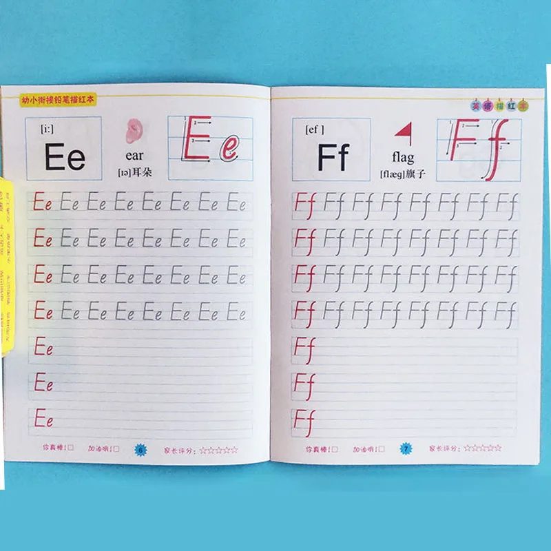 Hot SaleEnglish Excercise Book, 어린이를위한 영어 학습, 유치원 연습 서예 연습 도서 libros