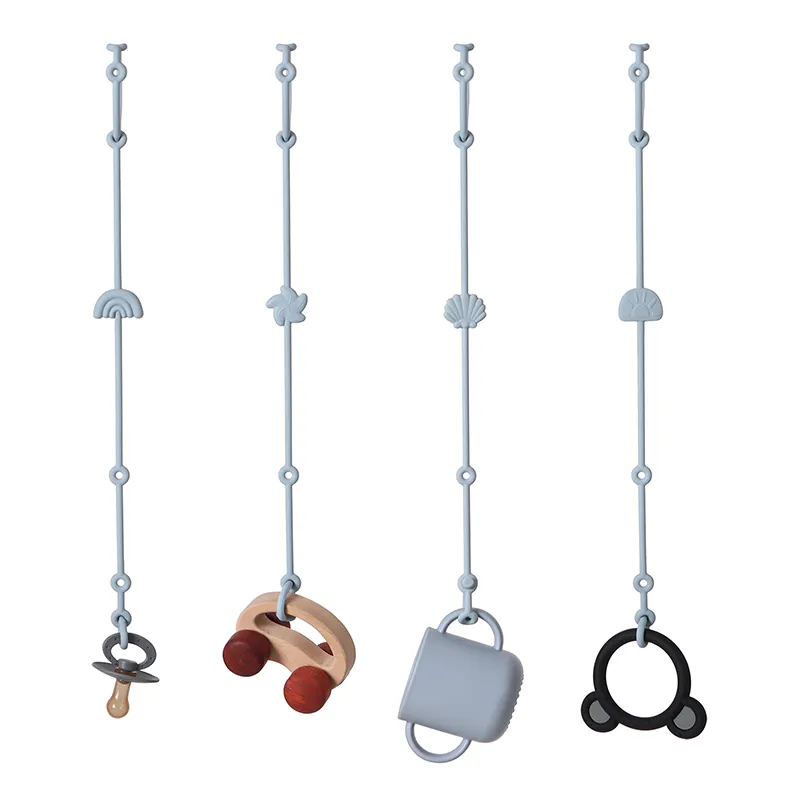 실리콘 장난감 분실 방지 티더 스트랩, 조정 가능한 만화 젖꼭지 체인, 아기 실리콘 젖꼭지 홀더, 유모차 액세서리 title=실리콘 장난감 분실 방지 티더 스트랩, 조정 가능한 만화 젖꼭지 체인, 아기 실리콘 젖꼭지 홀더, 유모차 액세서리 