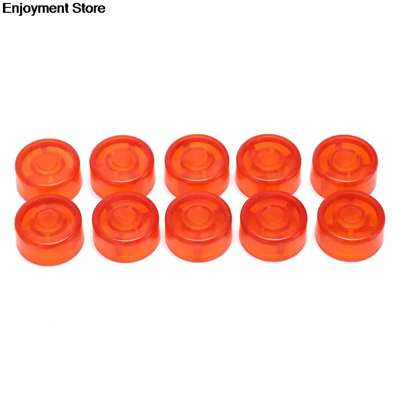 일렉트릭 기타 이펙트 페달 풋 네일 캡 앰프, 캔디 컬러 풋 스위치 토퍼, 손잡이 액세서리, 2.5cm, 팩당 10 개