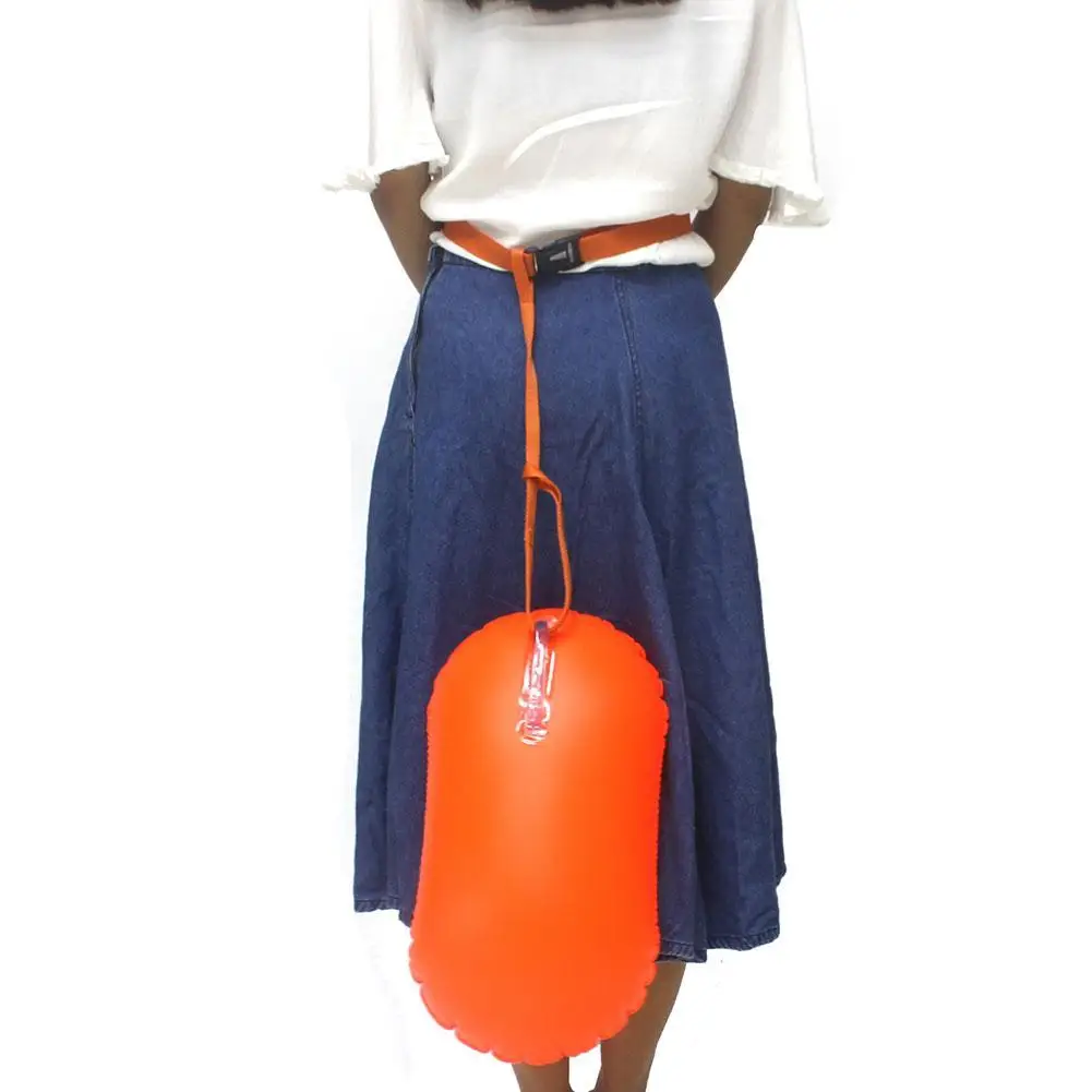 PVC 수영 부표 안전 부표, 견인 부표, 수영 팽창식 플로트 백, 야외 수영 용품, 1 개