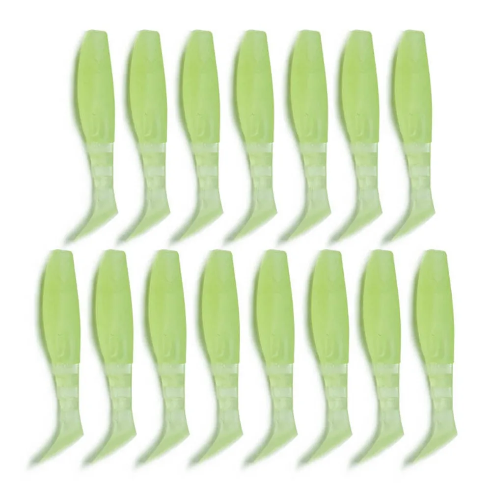 루야 T-테일 소프트 미끼, 가짜 미끼, 소프트웜 소프트 미끼, 싱글 테일 웜, 낚시 루어, 잉어 낚시, 5.5cm, 2G, 15 개