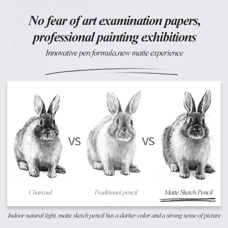 Faber-Castell 매트 스케치 연필 페인팅 아트, 그라파이트 연필, 음영 쓰기 스케치, 드로잉 디자인 미술 용품