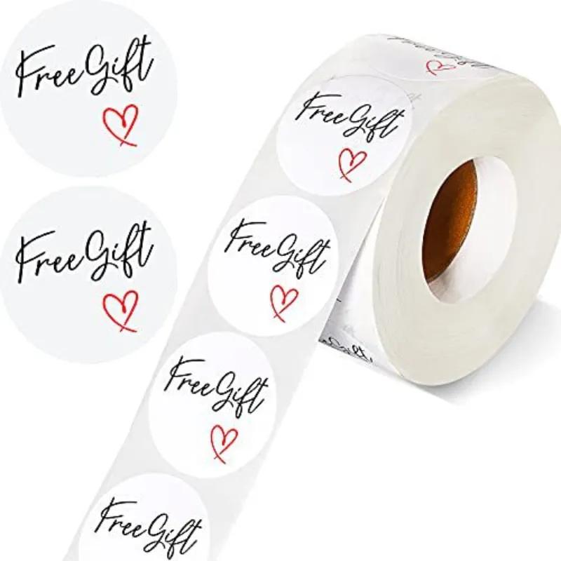 1 인치 무료 선물 씰링 스티커 디자인 스크랩북 축제 파티 장식 레이블 베이킹 비즈니스, 100-500 개 title=1 인치 무료 선물 씰링 스티커 디자인 스크랩북 축제 파티 장식 레이블 베이킹 비즈니스, 100-500 개 