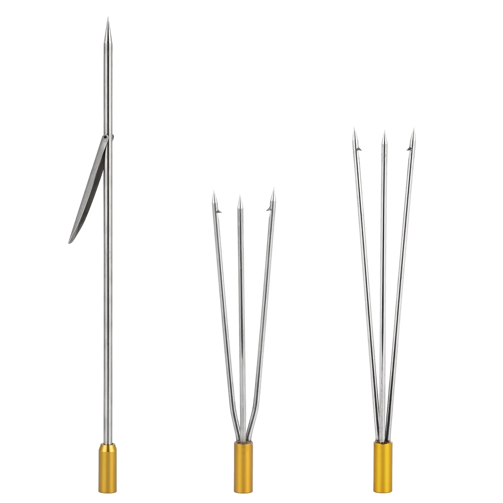 스테인레스 스틸 프롱 작살 물고기 스피어 포크, 다이빙 얼음 차단기, 드릴 태클, 3 프롱 라이온피시 팁, 마비저 팁, 싱글 바브 팁 title=스테인레스 스틸 프롱 작살 물고기 스피어 포크, 다이빙 얼음 차단기, 드릴 태클, 3 프롱 라이온피시 팁, 마비저 팁, 싱글 바브 팁 