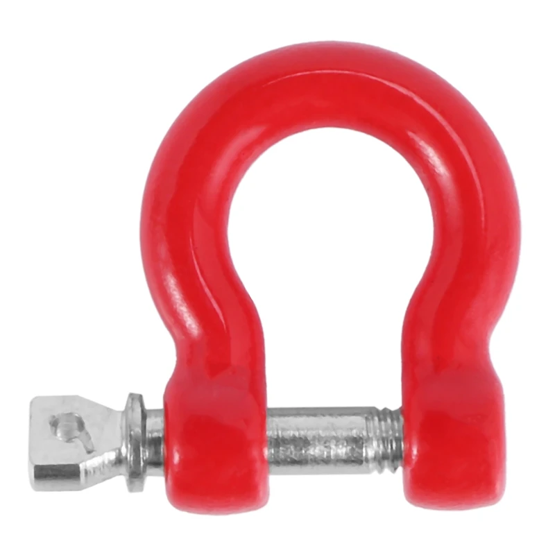 금속 전방 후방 범퍼 트레일러 후크, 견인 걸쇠 구조 후크, 1/10 RC 락 크롤러 자동차 Traxxas TRX4 TRX-4 SCX10 용, 8 개