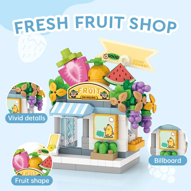 미니 빌딩 블록 조경 장난감, 창의적인 모델 세트, 집 만들기 장난감, 어린이 빌딩 블록 장난감, 여아용 장난감