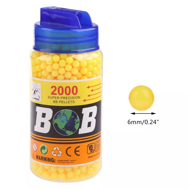 상자형 Bb 페인트볼 장난감 총, 단단한 플라스틱 피규어 공, BB 포너 샷건 총알, 권총 저격 총알, 2000PCs, 6mm title=상자형 Bb 페인트볼 장난감 총, 단단한 플라스틱 피규어 공, BB 포너 샷건 총알, 권총 저격 총알, 2000PCs, 6mm 