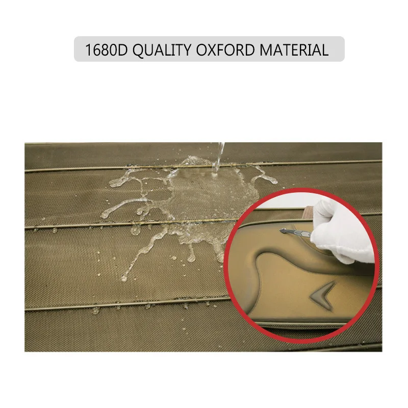 다기능 낚싯대 가방 XA139G 1680D 옥스포드 낚시 도구 가방, 낚시 릴 기어 보관 케이스, 2 3/4 레이어, 80cm-130cm