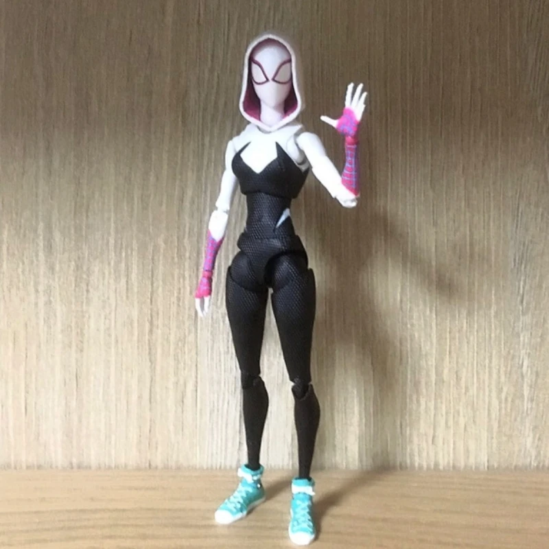 Sh 피규어 스파이더맨 마일즈 모랄레스 그웬 스테이시 액션 피규어, 마블 스파이더맨, 스파이더 버스 피규어, 스파이더맨 장난감