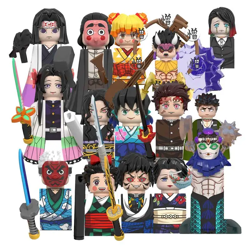 WM6162 악마 슬레이어 다키 기유타로 도우마 키부츠지 무잔 교코 빌딩 블록, 만화 미니 피규어 액션 장난감 브릭, 어린이 title=WM6162 악마 슬레이어 다키 기유타로 도우마 키부츠지 무잔 교코 빌딩 블록, 만화 미니 피규어 액션 장난감 브릭, 어린이 