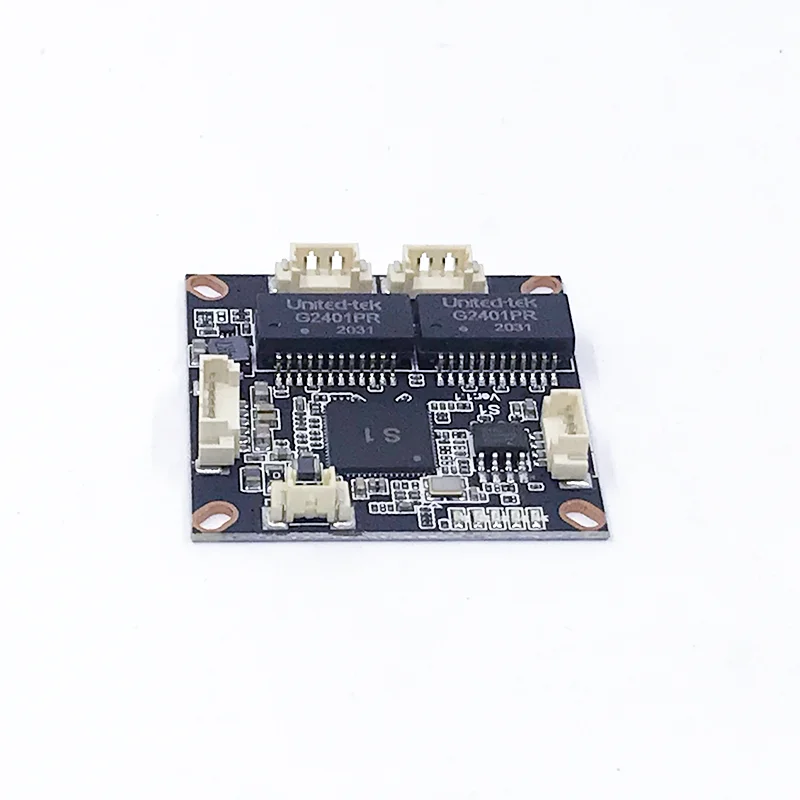 산업용 이더넷 스위치, 산업용 네트워크 이더넷 스위치, 4 포트, 10, 100M, 5V, 12V, 15V 전원 입력, 온도-40 ~ 75 ℃, 38mm