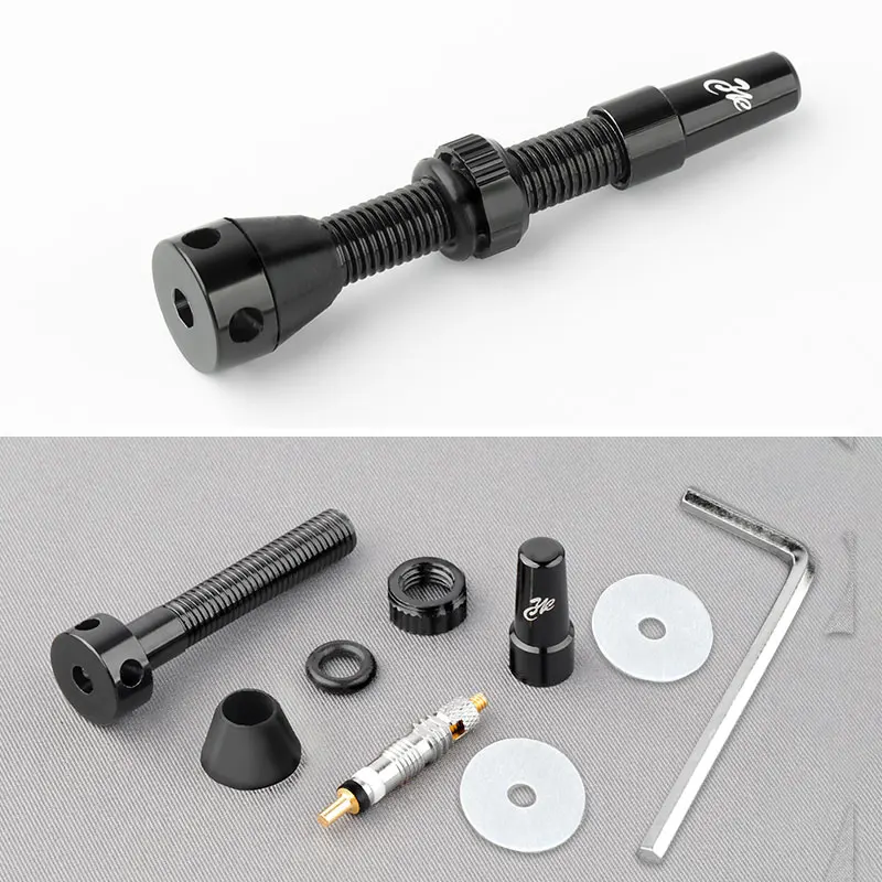 Deemount 로드 튜브리스 탄소 림 합금 밸브, 프레스타 니플, F/V, 스템 황동 코어, 사이클링 DIY 액세서리, 44mm, 60mm, 2 개, 1 쌍