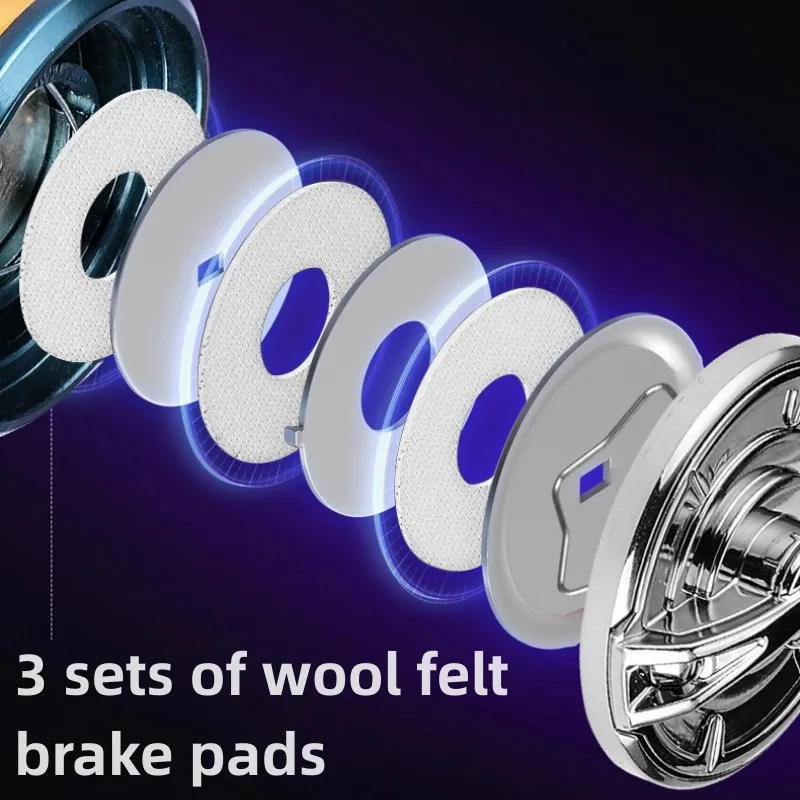 Mavllos 체이서 송어 스피닝 릴, 초경량 얕은 스풀 베이스 스피닝 릴, 도미 낚싯대, 드래그 파워 15Kg 비율 5.1:1