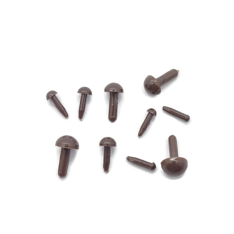 플라스틱 공예 인형 눈 동물 눈 아미구루미 인형 크로셰 인형 장난감, DIY 액세서리, 로트당 100 개, 1.8mm, 2/2mm, 3/3mm, 5mm, 4mm, 5mm, 6mm