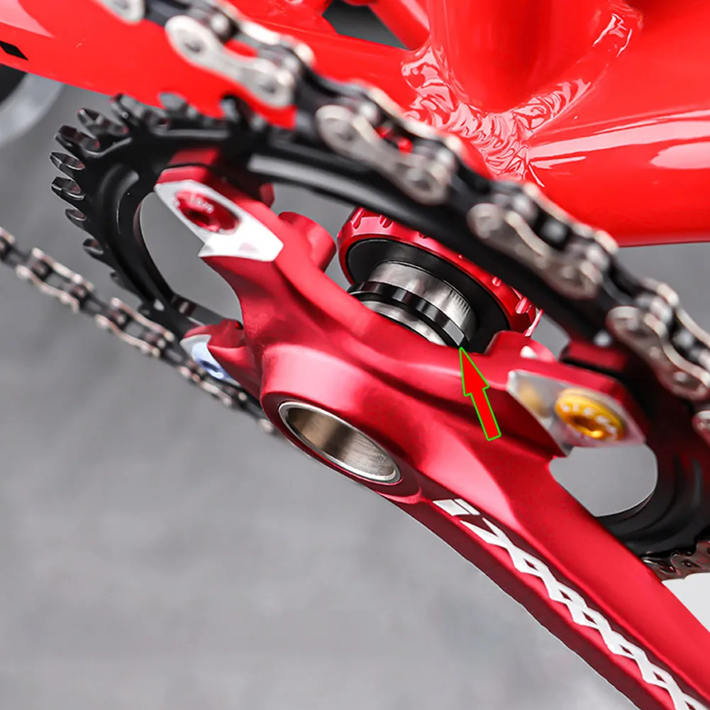 BB86/91/92/PF30/BB30 크랭크 크랭크 셋 하단 스페이서 사이클링 부품에 대 한 6pcs 자전거 자전거 하단 브래킷 크랭크 셋 와셔 24/29/30mm