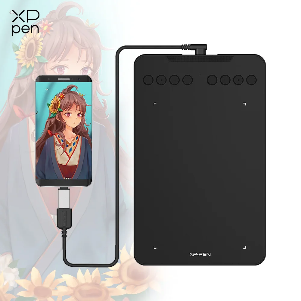 XPPen 디지털 드로잉 그래픽 태블릿, 7x4.3 인치, Deco Mini7, 8 익스프레스 키 지원, 60 틸트, 안드로이드, 맥, 윈도우, 크롬 title=XPPen 디지털 드로잉 그래픽 태블릿, 7x4.3 인치, Deco Mini7, 8 익스프레스 키 지원, 60 틸트, 안드로이드, 맥, 윈도우, 크롬 