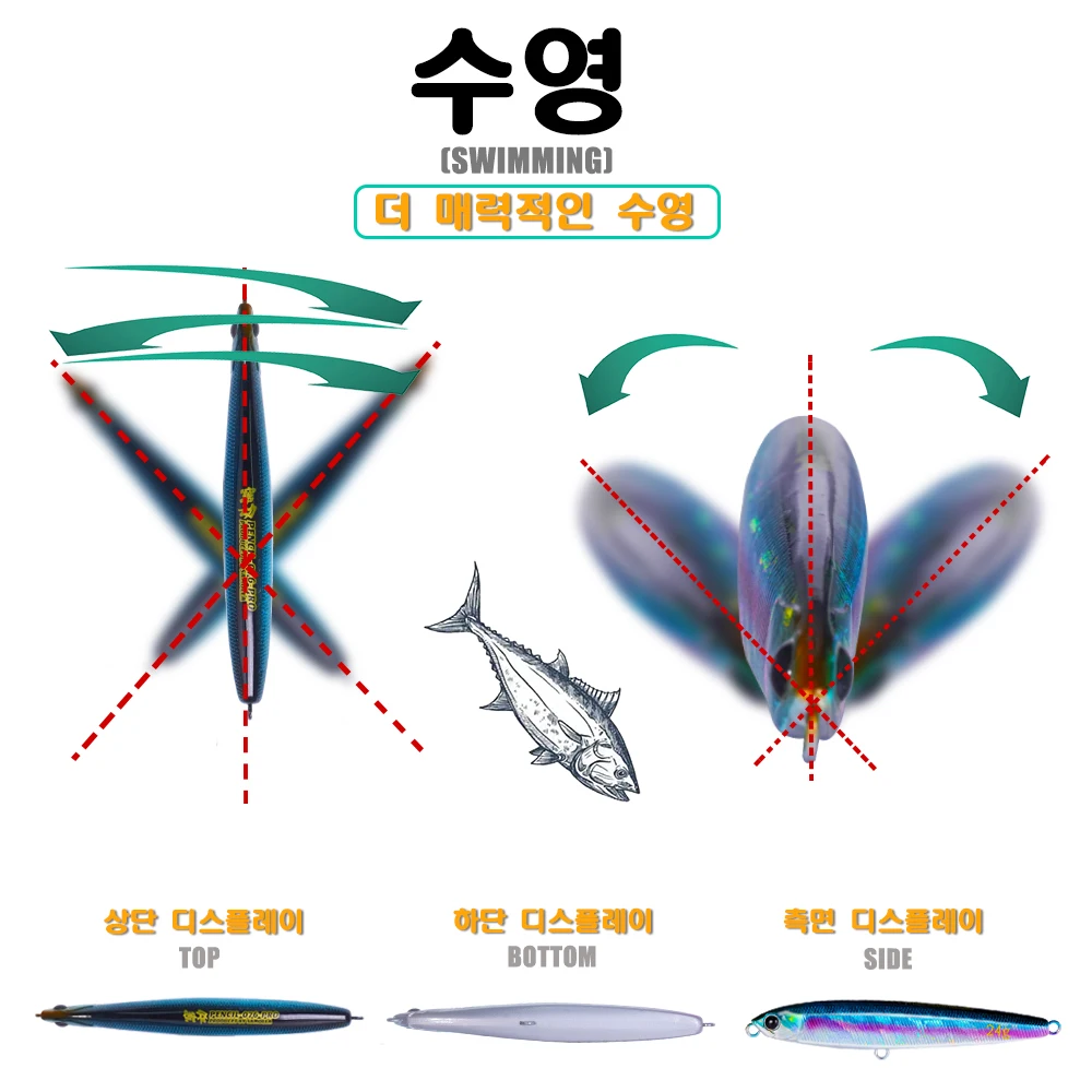 연필 침몰 낚시 미끼 무게 10-24g 농어 낚시 태클 잉어 미끼 Pesca 액세서리 바닷물 물고기 미끼 Isca 인공