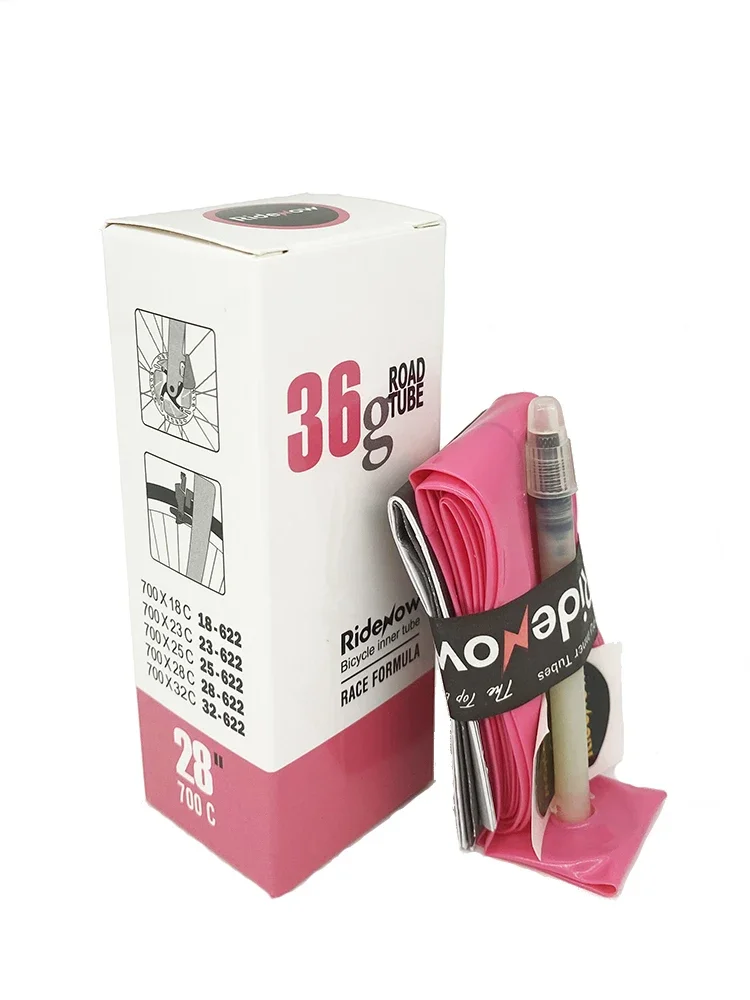 RideNow 초경량 자전거 내부 튜브, 도로 MTB 자갈 자전거 내부 튜브, 프렌치 밸브 TPU 내부 튜브, 700C, 18-38C, 26 27.5, 29 인치