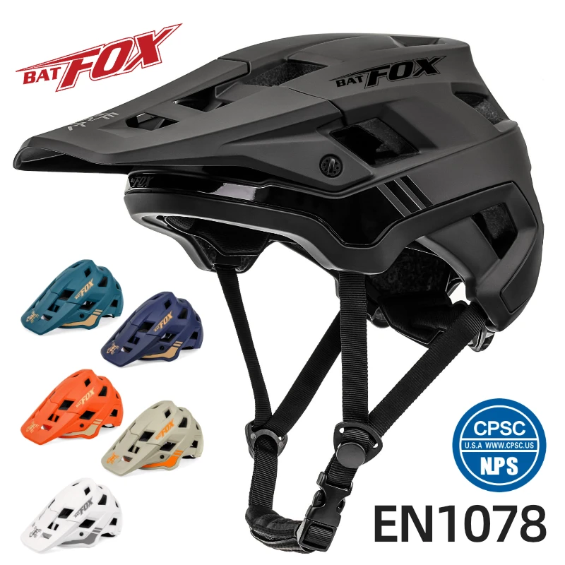BATFOX-사이클링 헬멧, 남성용 자전거 헬멧, MTB, casco bicicleta, 산악 자전거, ciclismo, hombre, 매트 블랙 title=BATFOX-사이클링 헬멧, 남성용 자전거 헬멧, MTB, casco bicicleta, 산악 자전거, ciclismo, hombre, 매트 블랙 